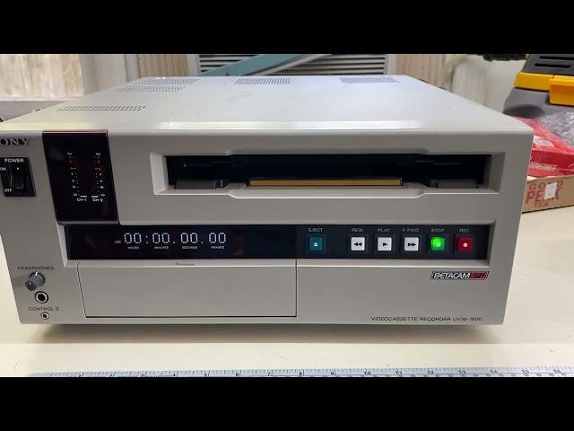 Sony Betacam SP Videocassette Recorder Betamax UVW-1800