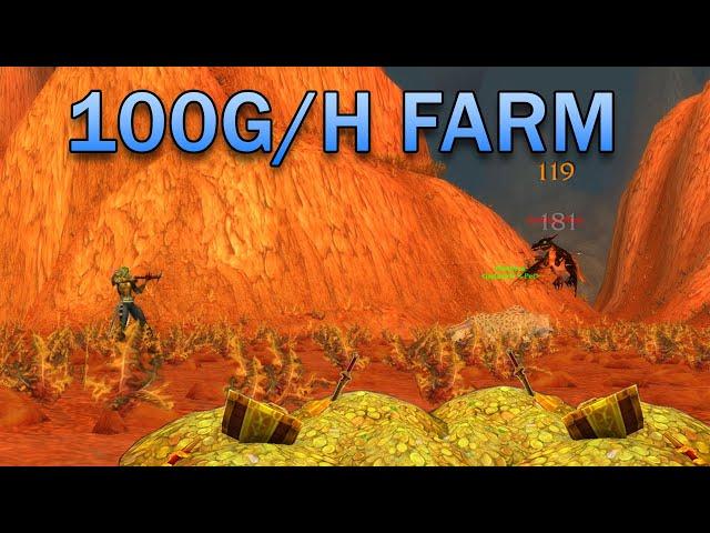 Badlands 100 Gold Per Hour Farm - Low Level Farm - WoW SoD Classic Phase 3