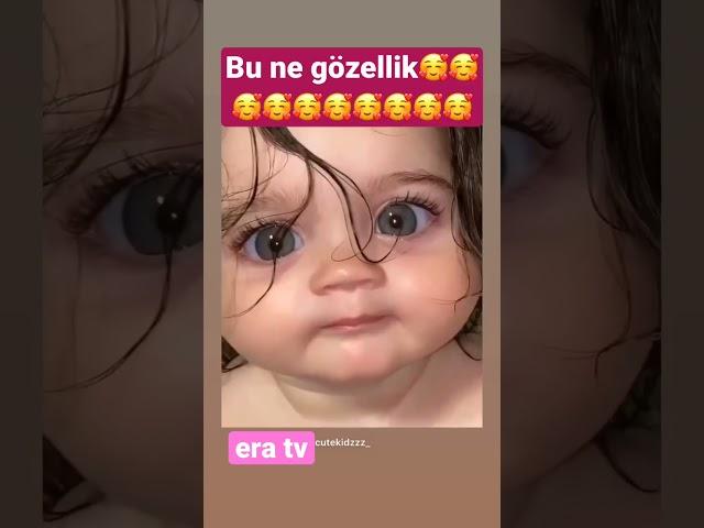 Balaca gözel qiz bu ne gözellik Maşallah️ gözel usaq videosu #baby güzel cocuk videosu #bebek