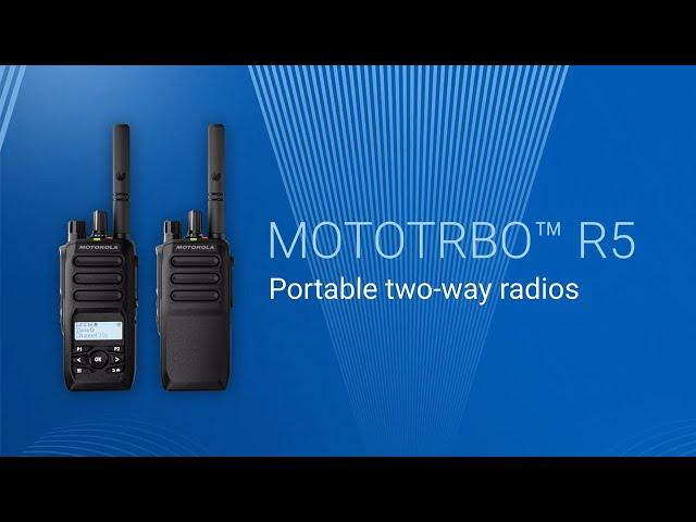 Motorola MOTOTRBO R5 Digital Two Way Radio