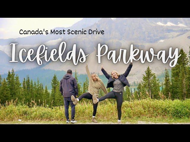 ALBERTA TRAVEL VLOG | ICEFIELDS PARKWAY DRIVE & BIG BEEHIVE HIKE, LAKE LOUISE