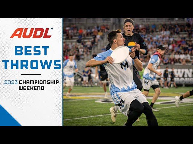 Best Throws | Championship Weekend | 2023 UFA season