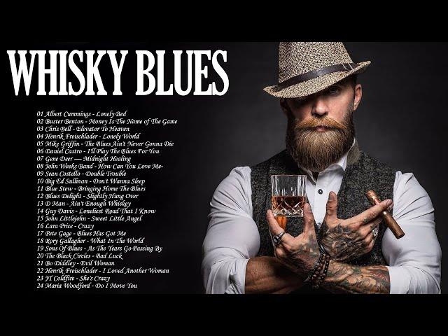 Relaxing Whiskey Blues Music - Great Slow Blues, Rock Ballads Songs - Electric Guitar Blues