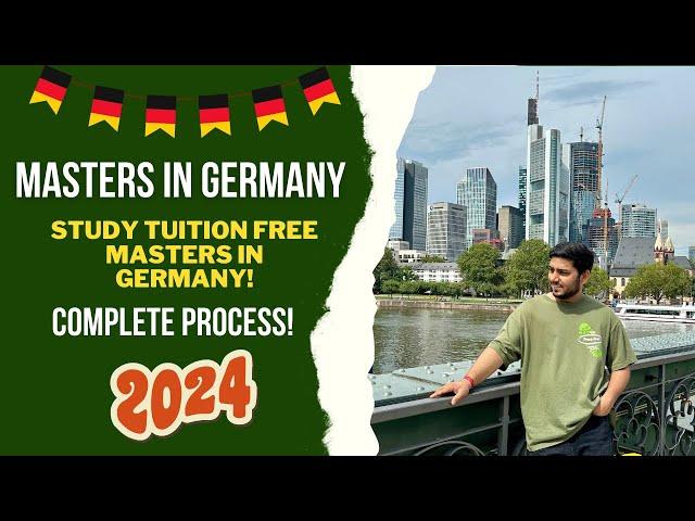 Masters in Germany in 2025 I Complete Process I Tuition Free Universities.