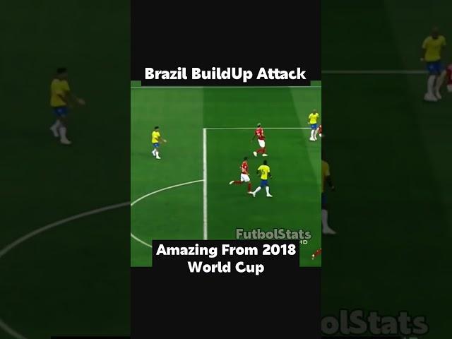 Brazil's Amazing Build up attack #shorts #football #worldcup #qatar2022 #brasil #neymar #coutinho