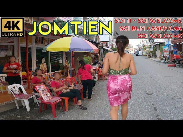 Jomtien Beach Road  Soi Welcome   Soi Bun Kanchana   Soi 11   Soi Whitehouse   2023 Pattaya Thailand