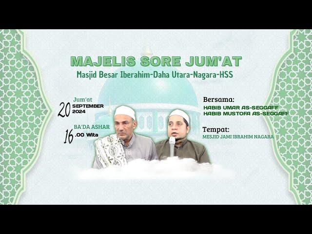 [LIVE] PEMBACAAN MAULID HABSY & KITAB MANHAJUS SAWI | MASJID BESAR IBRAHIM