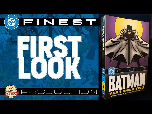 DC Finest: Batman: Year One & Year Two First Look | Jason Todd Robin | Mike W. Barr | Max Collins