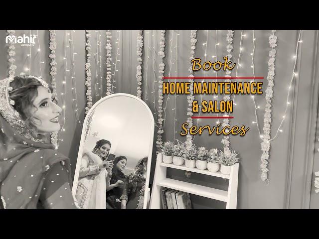 Book Home Maintenance, Cleaning & Salon Service | Mahir Company