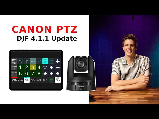 E87 Live Event Demo of Canon PTZ cameras + Tally Update DJF4.1.1