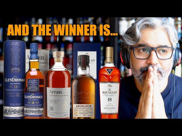 I Blind Taste 4 x Eighteen Year Old Single Malt Whiskies