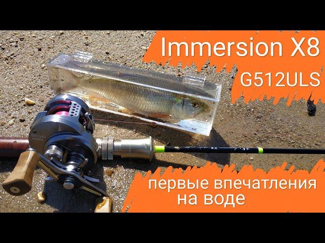 Китайская стекляха Immersion X8, первая рыбалка, первые впечатления.