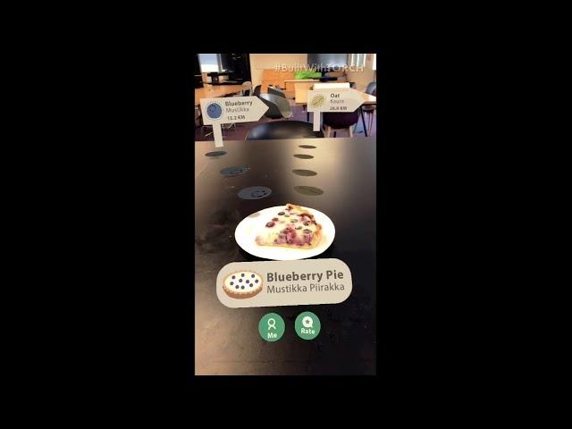 Demo: a Gamified AR Application for Tourists to Encourage Their Local Food Consumption