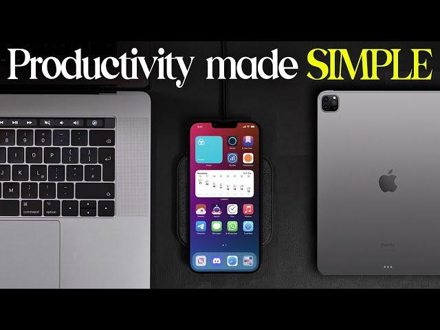 UNLOCK ULTIMATE PRODUCTIVITY using the iPhone, iPad, and MacBook Pro - Apple Ecosystem guide 2025