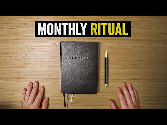 Journaling this way increases my mental clarity | Monthly Ritual