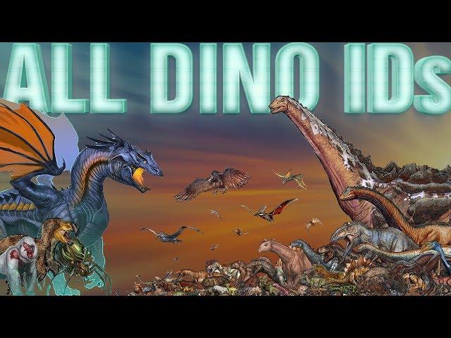  All ARK DINO IDs - How to Spawn ALL Dinos/Creatures | From A to Z | PC/XBOX/PS4 - 2018