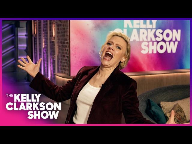 Kate McKinnon Cracks Up Kelly Clarkson With Stories About 'Barbie,' Badass Mom, and Reptiles