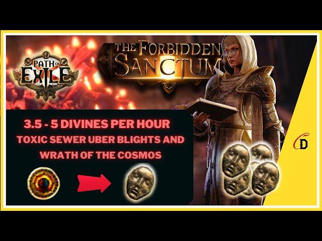 THE WRATH OF THE COSMOS AND BLIGHT CURRENCY PRINTER  #pathofexile #forbiddensanctum #poe