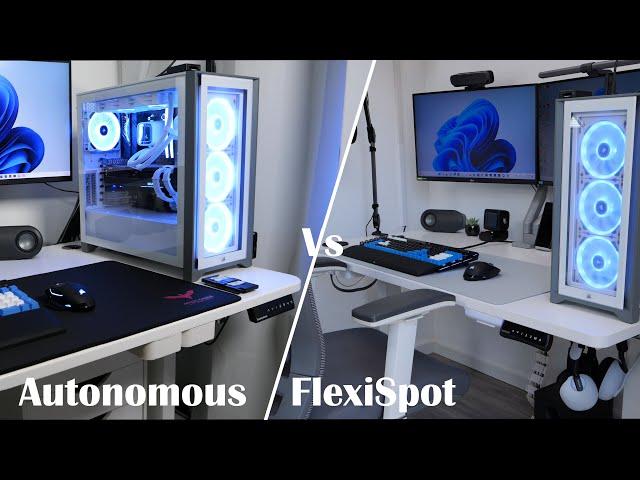 FlexiSpot E5 Pro Standing Desk vs Autonomous SmartDesk Pro Comparison Review