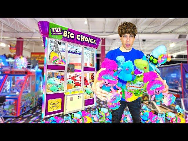 Playing EVERY Claw Machine In The Arcade with $150! Can We Profit?