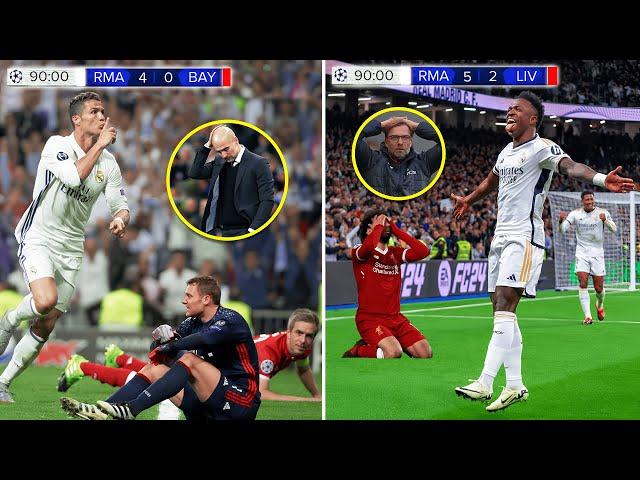 10 Times Real Madrid Destroyed Big Teams in the Champions League