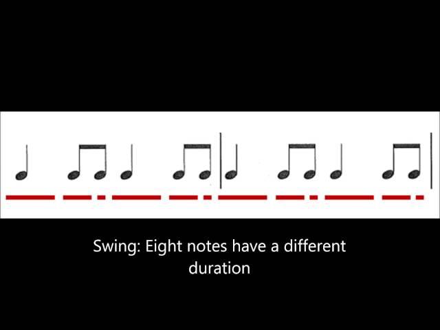 Swing vs straight beat