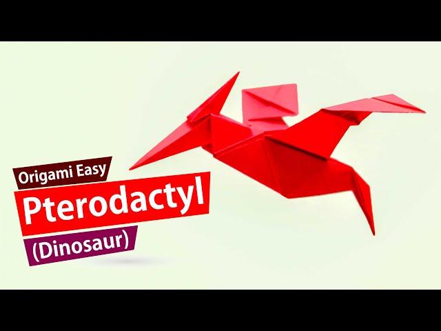 Origami Pterodactyl Tutorial - Origami Dinosaur