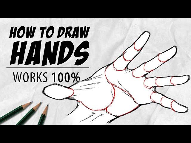 How to draw Hands in 10 Minutes | Tutorial | Drawlikeasir