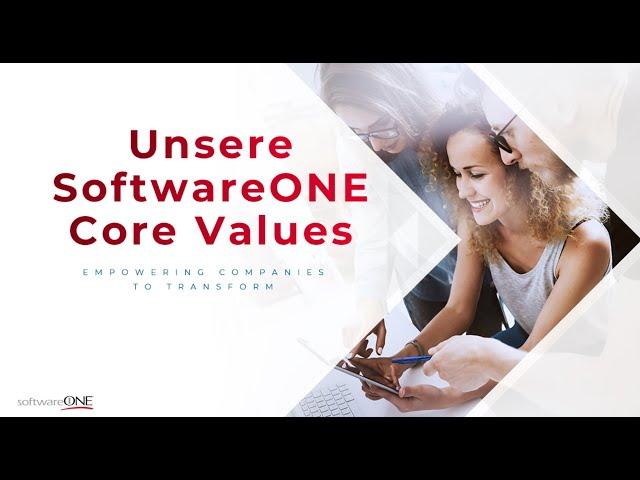 Unsere 7 Core Values bei SoftwareONE