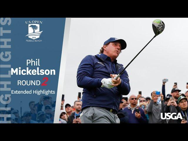 2019 U.S. Open, Round 2: Phil Mickelson Extended Highlights