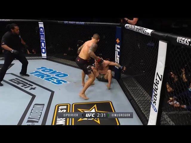 Dustin Poirier knocks out Conor McGregor ufc 257