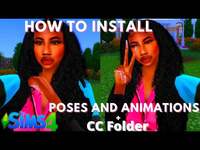 HOW TO INSTALL AND USE POSES AND ANIMATIONS IN THE SIMS 4 + CC FOLDER