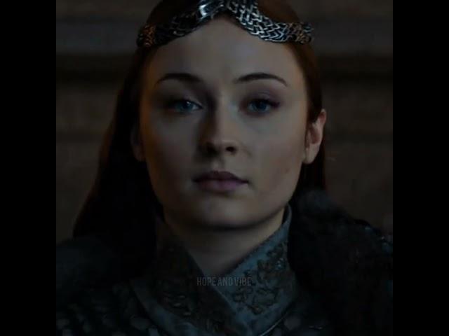 sansa stark becomes queen of the north ||game of thrones||#got #sansastark #shorts