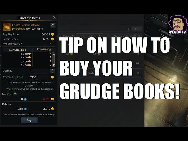 Lost Ark Legendary Grudge book tips.