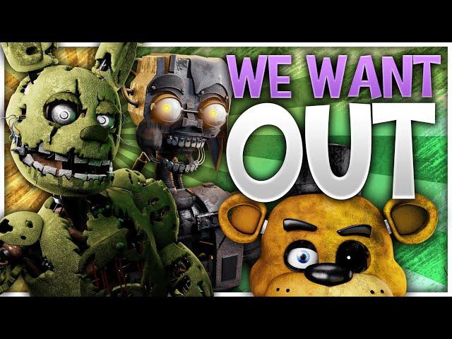 [SFM/Blender/C4D] WE WANT OUT | FNAF SONG COLLAB