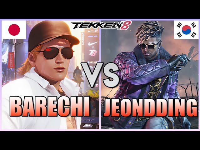 Tekken 8  ▰  Barechi (Steve) Vs Jeondding (Rank #2 Eddy) ▰ High Level Gameplay!