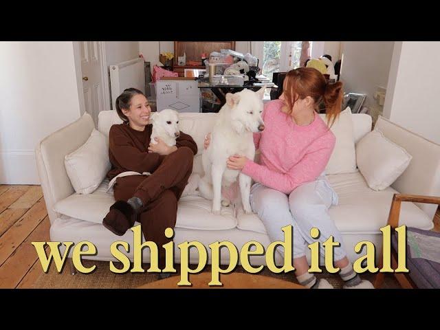 Moving Vlog | Shipping our life from South Korea to the UK, our boxes arrived