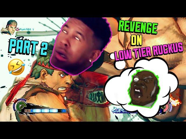 REVENGE on Low Tier God PART 2  ~ LTG Goes on RACIST RANT & Then RAGE QUITS in SF4 