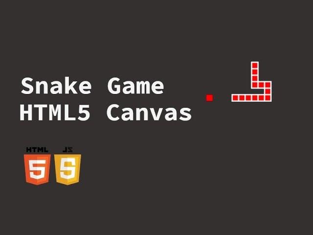 Snake game tutorial using html5 canvas javascript & jquery