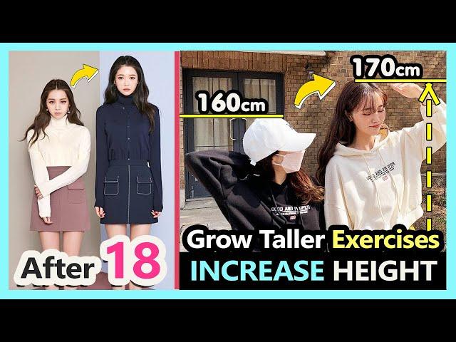 [100% Effective] INCREASE HEIGHT AFTER AGE 18 | Grow Taller 3-5-7 CM |  Exercises & Stretches