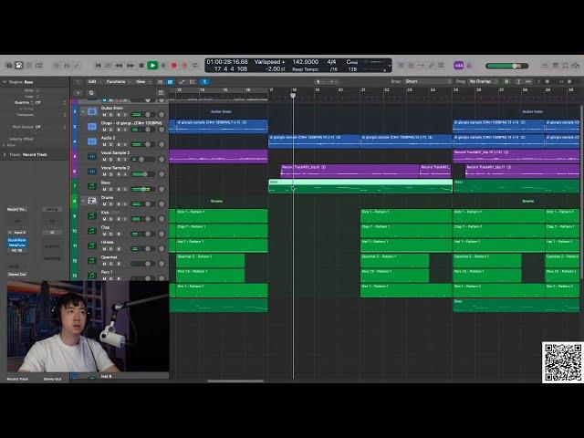 LIVE Making a Smooth Guitar and Vocal R&B Style Beat!