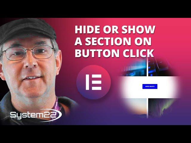 Elementor Hide Or Show Section On Button Click 