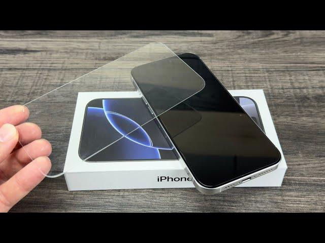 iPhone 16 Pro Max : How To Install Glass Screen Protector