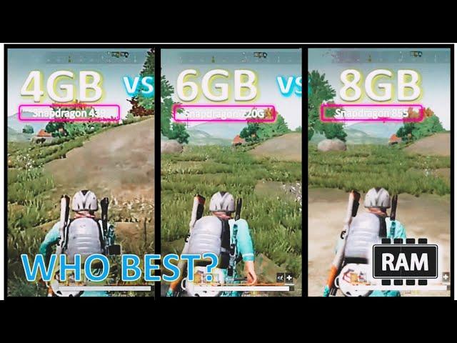 PUBG Mobile Graphics Comparison: 8GB RAM vs 6GB RAM vs 4GB RAM: Side By Side Difference?