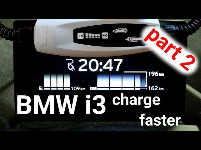 BMW i3 charging faster: This trick helps part 2 (230 V AC)