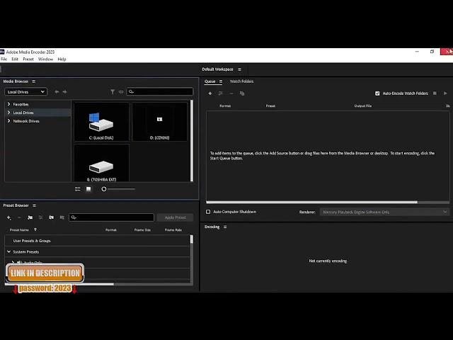 ADOBE MEDIA ENCODER CRACK 2023 | MEDIA ENCODER FREE DOWNLOAD + TUTORIAL | INSTALL NOW