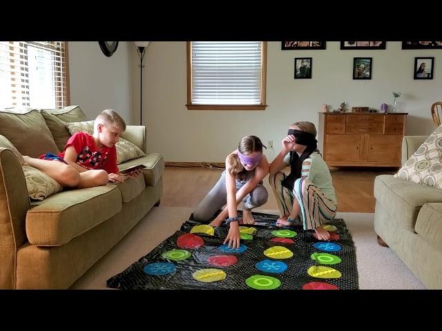 Blindfolded Twister Game