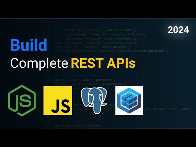 Build Scalable REST APIs in Node.js with Express, Postgres & SequelizeORM (2-Hour Masterclass)