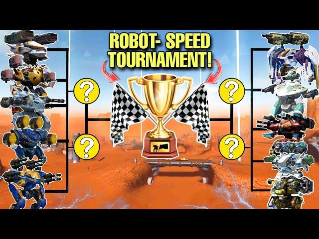  ALL ROBOTS SPEED TOURNAMENT! || WAR ROBOTS WR || FASTEST ROBOT CHAMPIONSHIP! ||