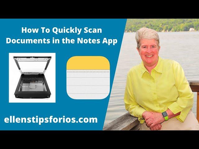 How To Quickly Scan Documents in the Notes App